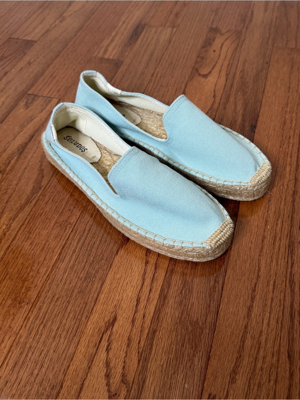 Soludos Original Dali Espadrille Shoes Auqa Size 9